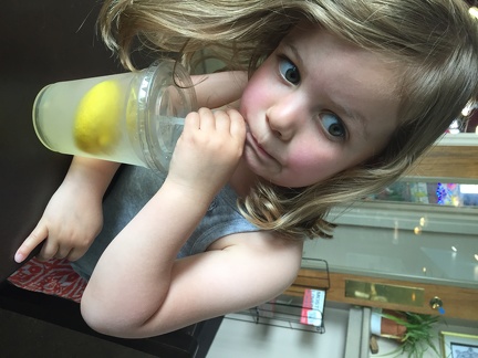 Cooling off with some lemonade